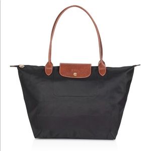 NWT Longchamp Le Pliage Large Nylon Shoulder Tote